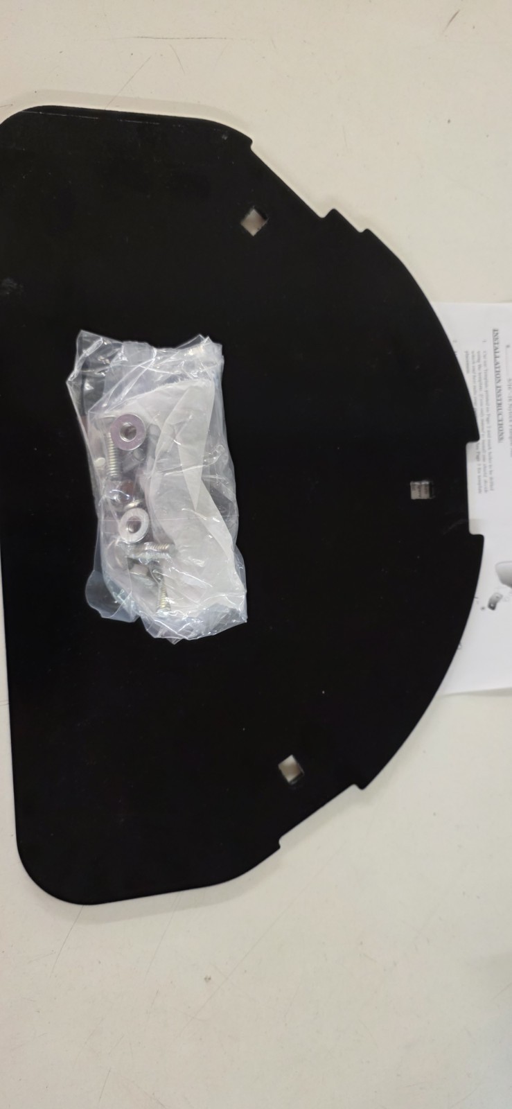 KFI 105540 Plow Side Shield Tapered Black EACH Open Box