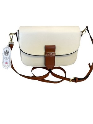 WOW HERVORRAGENDE QUALITÄT HELLCREME CROSSBODY BAG VON LYDC LONDON SO ELEGANT UND EDEL 