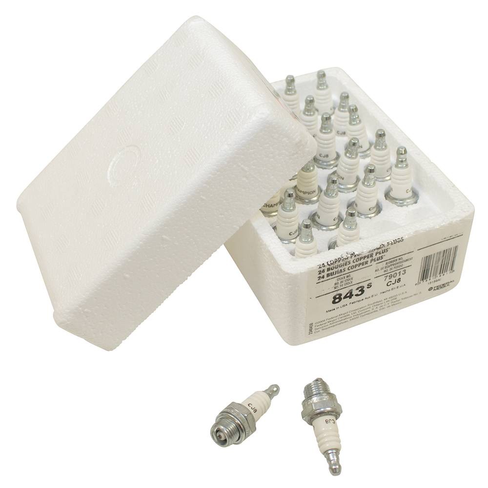 Spark Plug Shop Pack / Fits Champion 843S/Cj8 130-450
