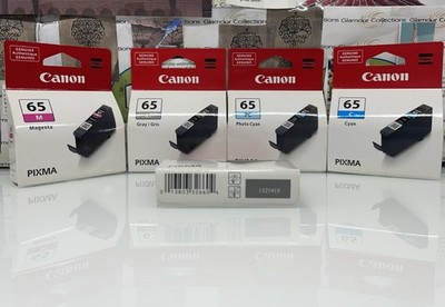 Genuine Canon CLI-65 Individual 5 Color Ink Value Pack for PIXMA Pro-200 (B1)
