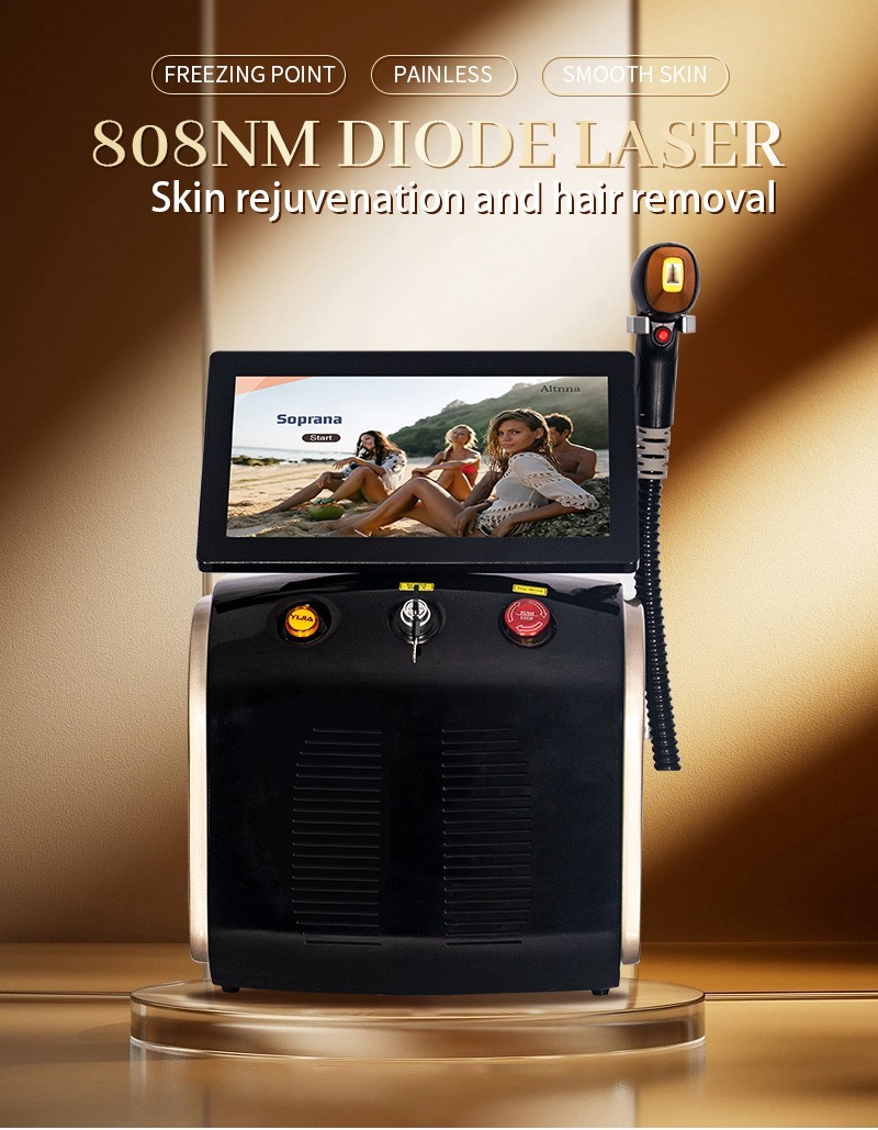 808 Diode Laser Hair Removal Yag 755 808 1064 Diode Laser Hair Removal Machine