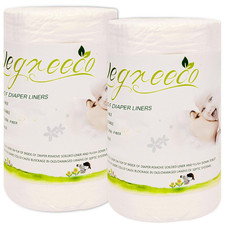 Unscented Diaper Liners - Fragance Free and Chlorine Free Cloth Diaper Liners -