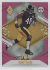 2021 Panini Phoenix Rookie Pink 142/199 Quincy Roche #176 0e3p