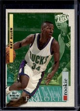 1996 Fleer Ultra Ray Allen Gold Medallion Rookie RC #G-265 Bucks