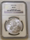 1899-O  $1  BLAST WHITE MORGAN SILVER DOLLAR NEW ORLEANS NGC MS63 BRILLIANT!