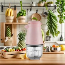 Portable Electric Juicer Mini Blender Fruit Baby Food Milkshake Mixer Pink