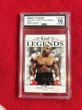 2022 Leaf Multi Sport Special Release Legends Achievement Mike Tyson LA07 Boxing