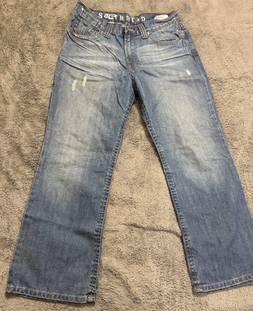 Jeans bleu denim coupe slim pour homme Jack & Jones | Destock Jeans