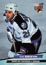 Marc Bergevin 1992-93 Fleer Ultra #200 Tampa Bay Lightning Defense Hockey Card