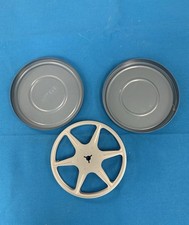 VINTAGE 8mm Movie Film 5  Miller Reel Empty with Case Metal