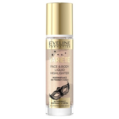 5903416043393 Eveline Cosmetics Variete Liquid Highlighter płynny rozświetlacz d