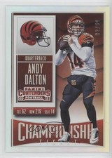 2015 Panini Contenders Championship Ticket 92/99 Andy Dalton #51 s1i