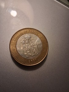 2004 Mexico 100 Pesos Sterling Silver Bimetallic Coin Estado de Tabasco