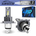 Luces Fuertes Para Auto Coche Luz Carro Bulbs Kit H4/9003 LED Blanco Hi/lo Beam