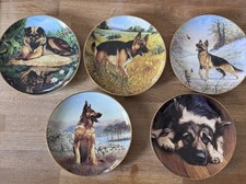 Danbury Mint German Shepherd Collector Plates – Set of 5 – John Lewis Fitzgerald