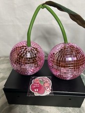 Pink Disco Ball Cherry Decoration Disco Ball Mirror Ball