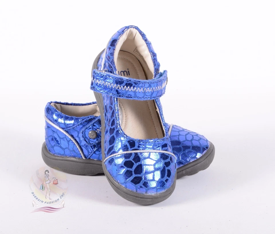 ZAPATOS MARY JANE UMI CUERO METÁLICO NIÑAS Talla 5.5 EE. UU. / 21 UE $60 NUEVOS SIN CAJA Foto 2 de 4