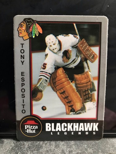 1998 Pizza Hut Chicago BlackHawks Legends Tony Esposito HOF - Picture 1 of 2