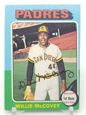 1975 Topps Baseball WILLIE MCCOVEY Base Set San Diego Padres #450 Clean VG-EX