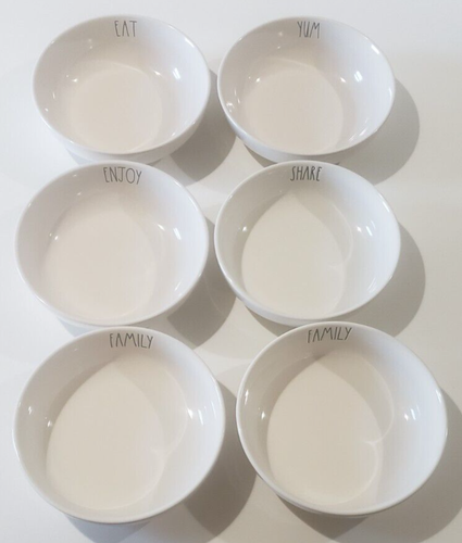 Rae Dunn Artisan Collection Set of SIX Individual Pasta Bowls 8" Ceramic - 第 1/10 張圖片