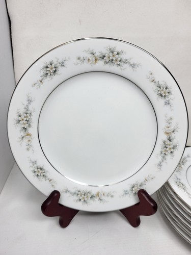 7 Noritake 3080 Melissa 8.25" Salad Plates - Picture 2 of 4