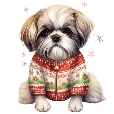 100X Shih Tzu Auto Aufkleber 9x9 cm Hunde Sticker Wetterfest & Selbstklebend