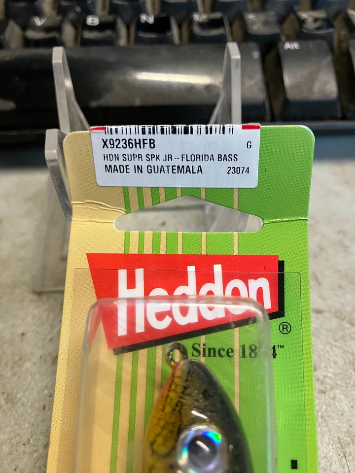 Heddon X9236HFB Super Spook Jr. Topwater Fishing Bait 3 1/2" florida bass - Image 2 of 2