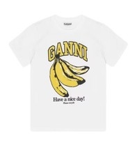 Short Sleeve White Banana Tops Shirts T-Shirt