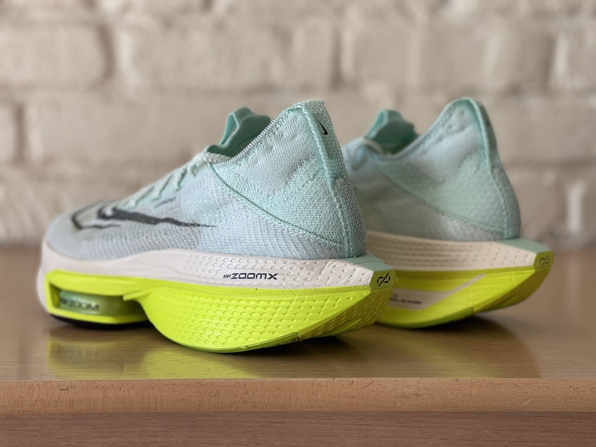 Size 9.5 - Nike Air Zoom Alphafly NEXT% 2 Mint Foam Volt W