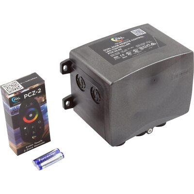 PAL Lighting 64-PCR-2Z-65 Dual Zone 4Wire Drvr/Xformer w/Remote, 24VDC, 65W