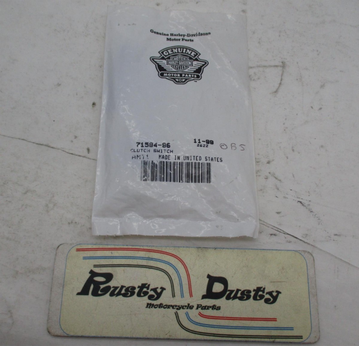 Harley Davidson Genuine NOS Clutch Switch 71584-96 | eBay