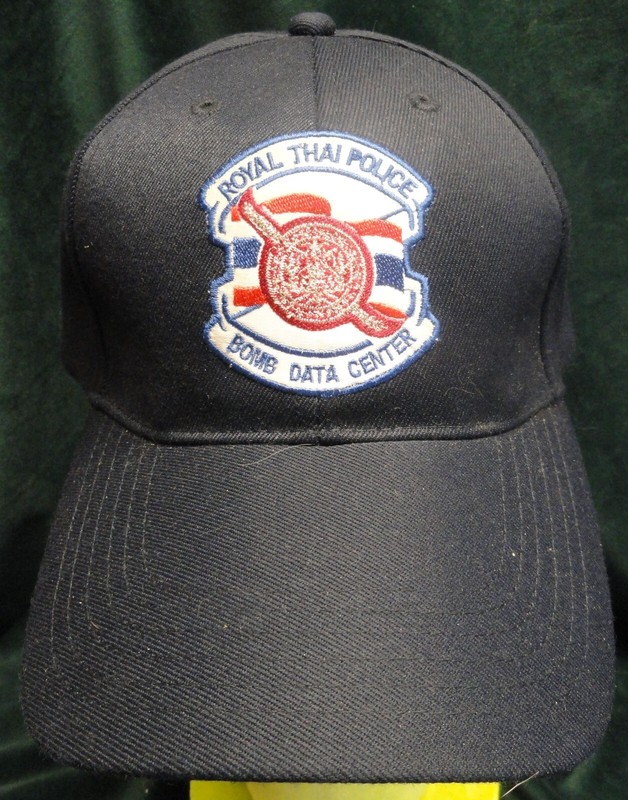Rare ROYAL THAI POLICE BOMB DATA CENTER Strapback Hat Cap THAILAND