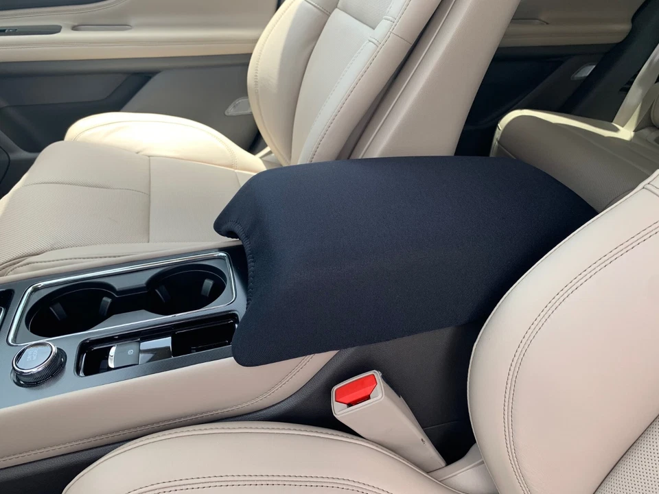 Cubierta de reposabrazos central de consola material de neopreno para Lincoln Corsair-LCRN Foto 2 de 4