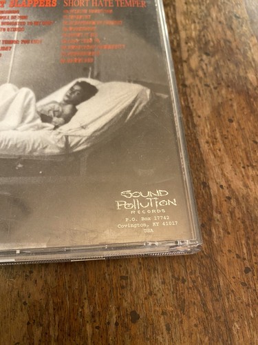 Slight Slappers Short Hate Temper Split Cd Punk Rare Oop Hardcore Fastcore Metal - Foto 5 di 13