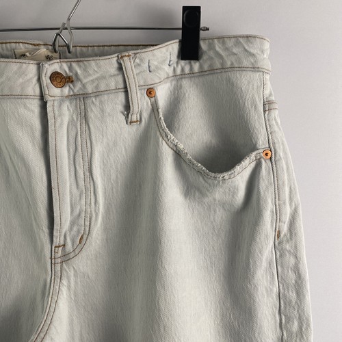 NWT MADEWELL The Plus Perfect Vintage White Wide-Leg Jeans 18W - Picture 7 of 9