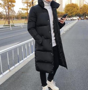 long down jacket korean