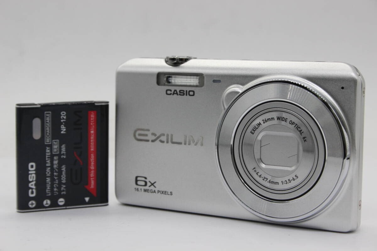 CASIO EXILIM EX-ZS29 Silver Digital Camera 26mm Wide Optical