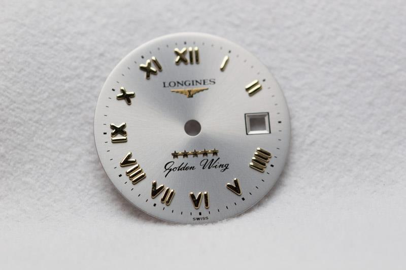 Longines Ladies Silver Golden wings Wristwatch Dial NOS