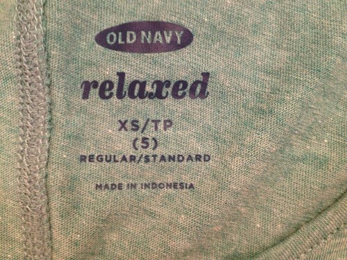 NWT Girl's Old Navy Long Sleeve Green Tunic Shirt-High-Low Bottom - Size XS 5 - Picture 5 of 6