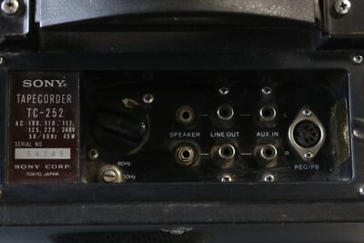 HS, en panne : Magnetophone , Lecteur de bande vintage SONY