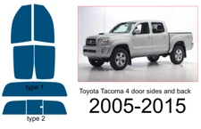 Premium Nano Carbon Window Tint fits Toyota Tacoma 2005-2015 Precut Tint