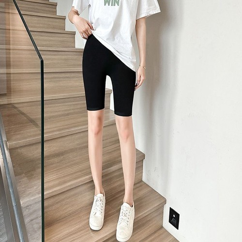 Women Fitness Short Pants High-Waist Cycling Ladies Summer Shorts Streetwear - Picture 10 of 16