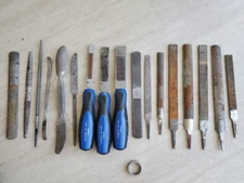 Assorted Wood Rasp Files, sold as set, includes brands Nicholson, Corradi, Iridi
