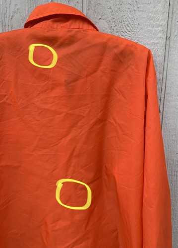 Camisa de nailon vintage SKYR by Scandia Trading Winchester Mass naranja años 70 para hombre XL - Imagen 19 de 24