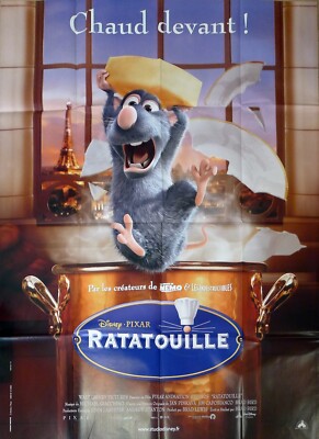 RATATOUILLE - DISNEY / PIXAR / FOOD / CHEF / PARIS- ORIGINAL LARGE