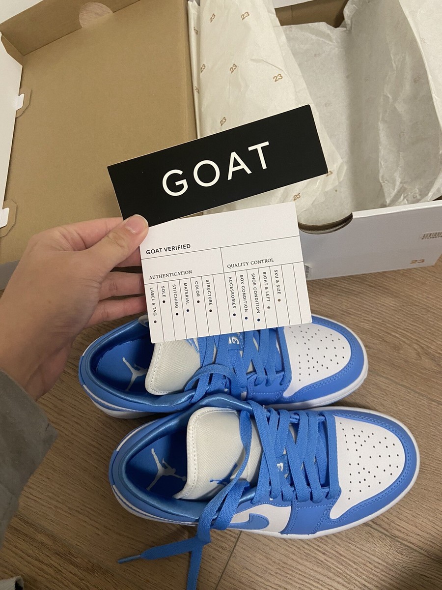jordan 1 unc low goat