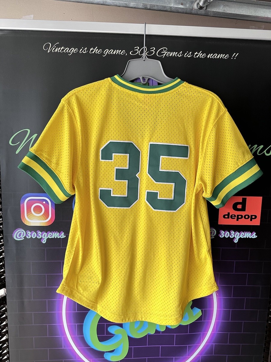 Authentic Mitchell & Ness Oakland Athletics A's #35 Rickey