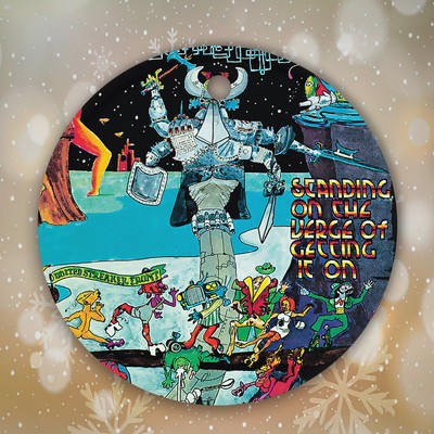 Xmas Ceramic Ornament Funkadelic Standing on Verge Getting It On George Clinton