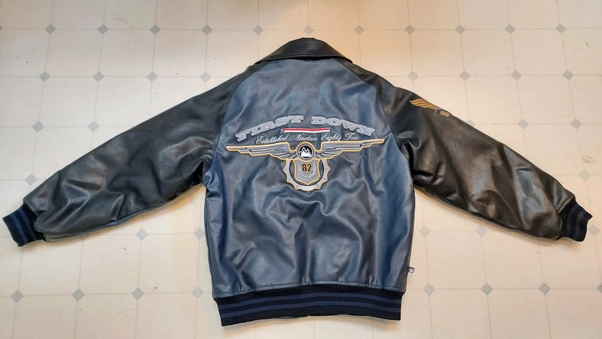 First Down Coats, Jackets & Vests Leather Outer Shell for Men for