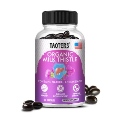 TAOTERS Milk Thistle 10:1 Extract 3500 mg (Silymarin) - 30 To 120 Caps